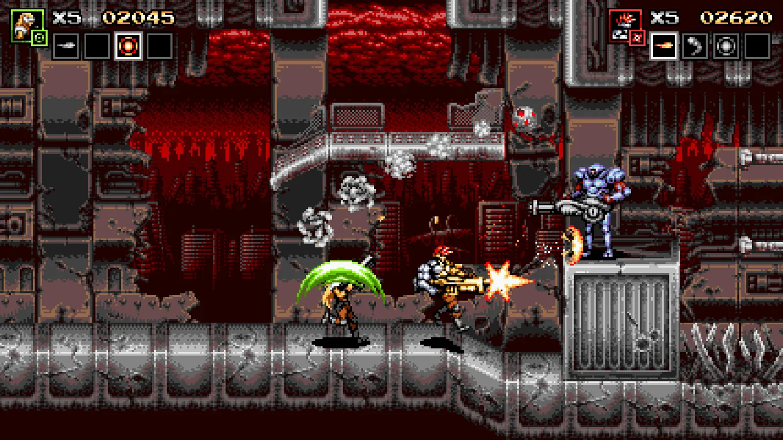 Blazing Chrome captura de pantalla 1