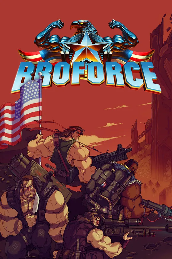 Broforce capsule art