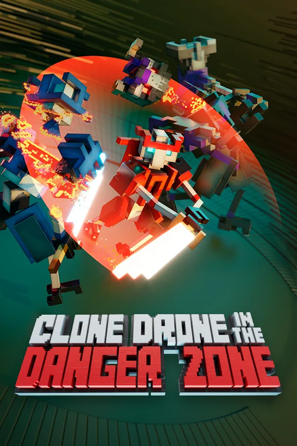 Clone Drone in the Danger Zone key art