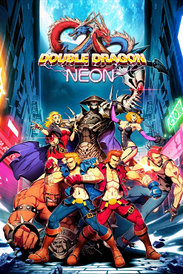 Double Dragon Neon capsule art
