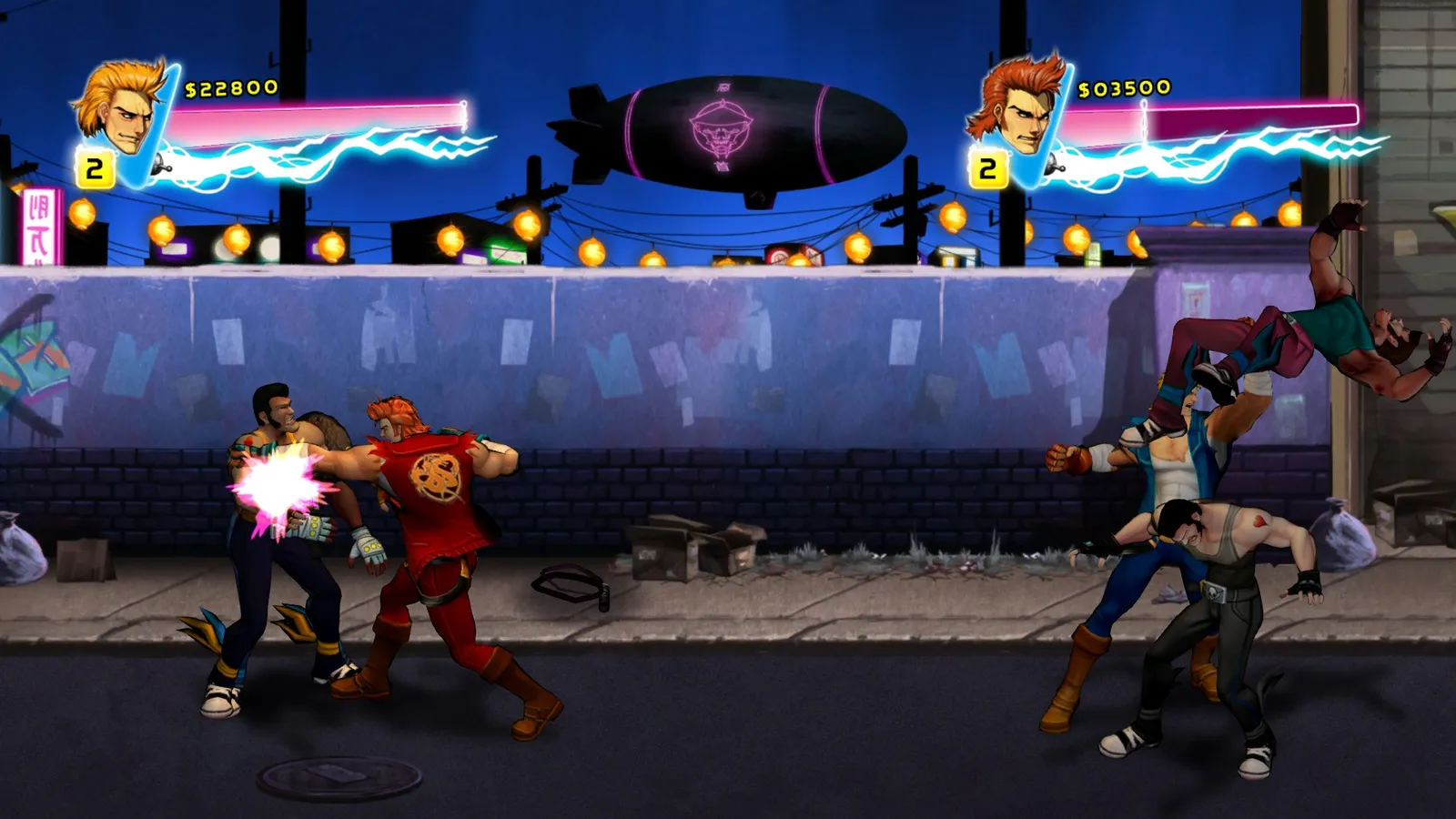 Double Dragon Neon screenshot 1