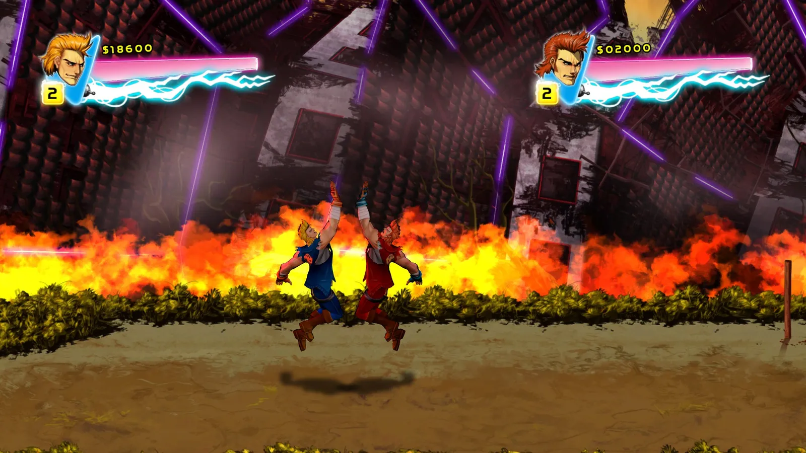 Double Dragon Neon screenshot 2