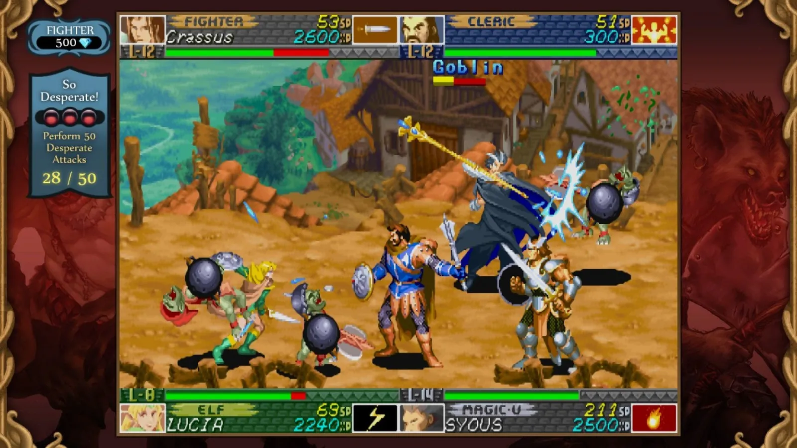 Dungeons & Dragons: Chronicles of Mystara captura de pantalla 1