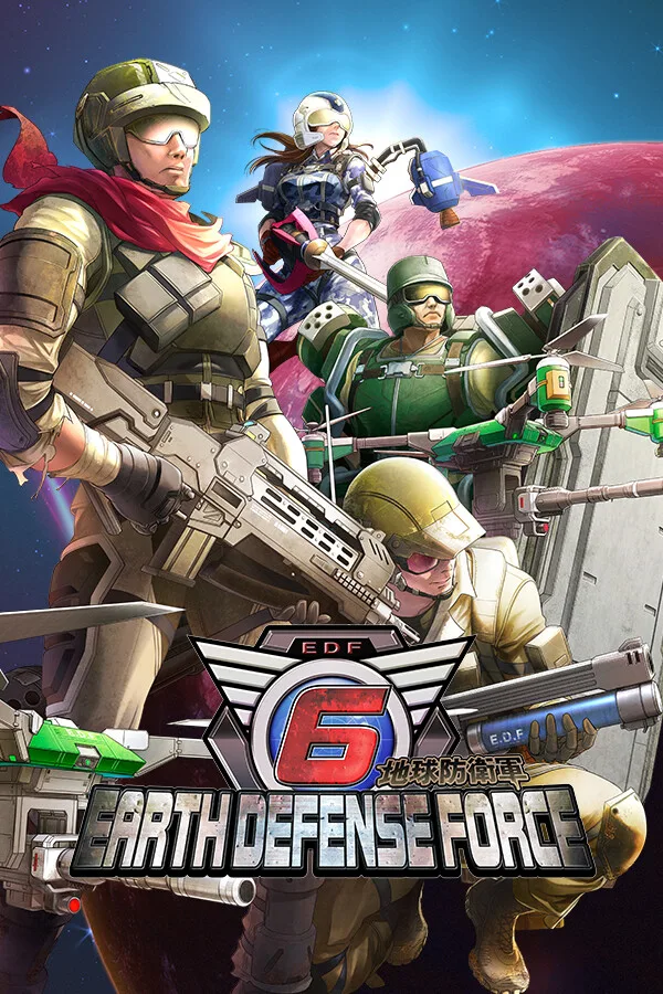 EARTH DEFENSE FORCE 6 capsule art