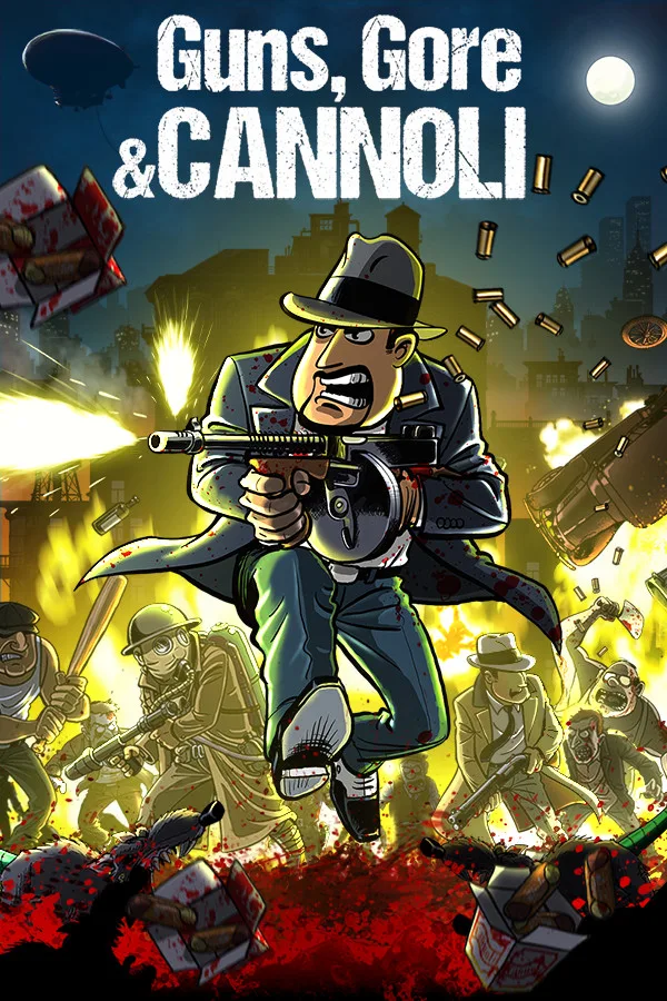 Guns, Gore & Cannoli capsule art