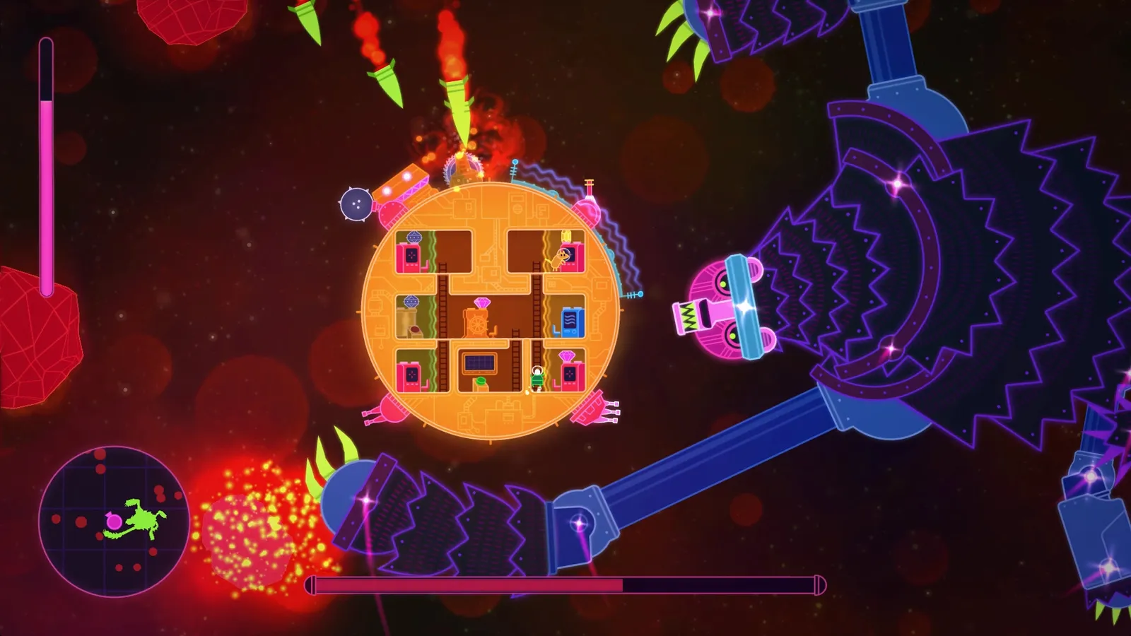 Lovers in a Dangerous Spacetime captura de pantalla 3