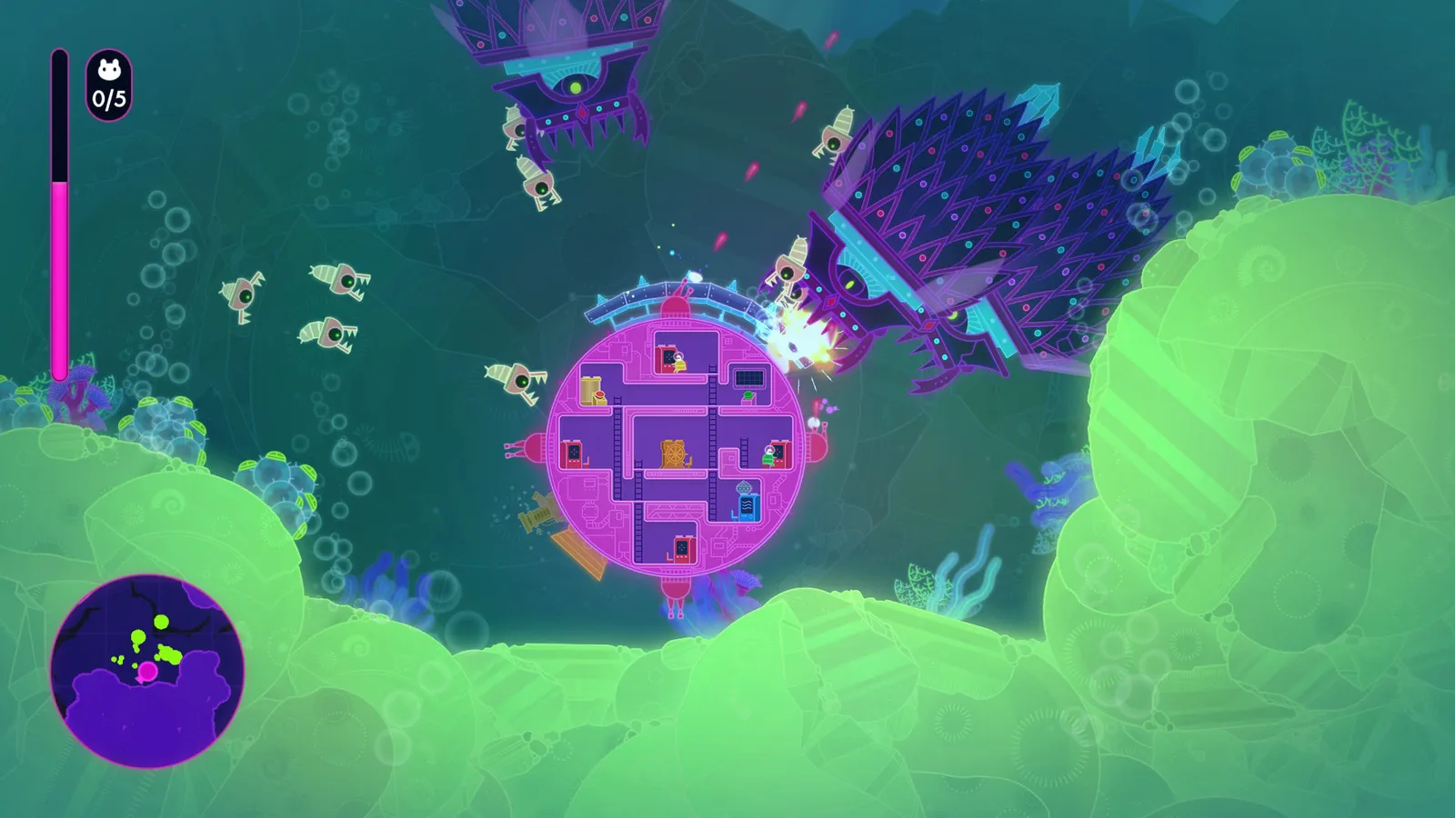 Lovers in a Dangerous Spacetime captura de pantalla 5