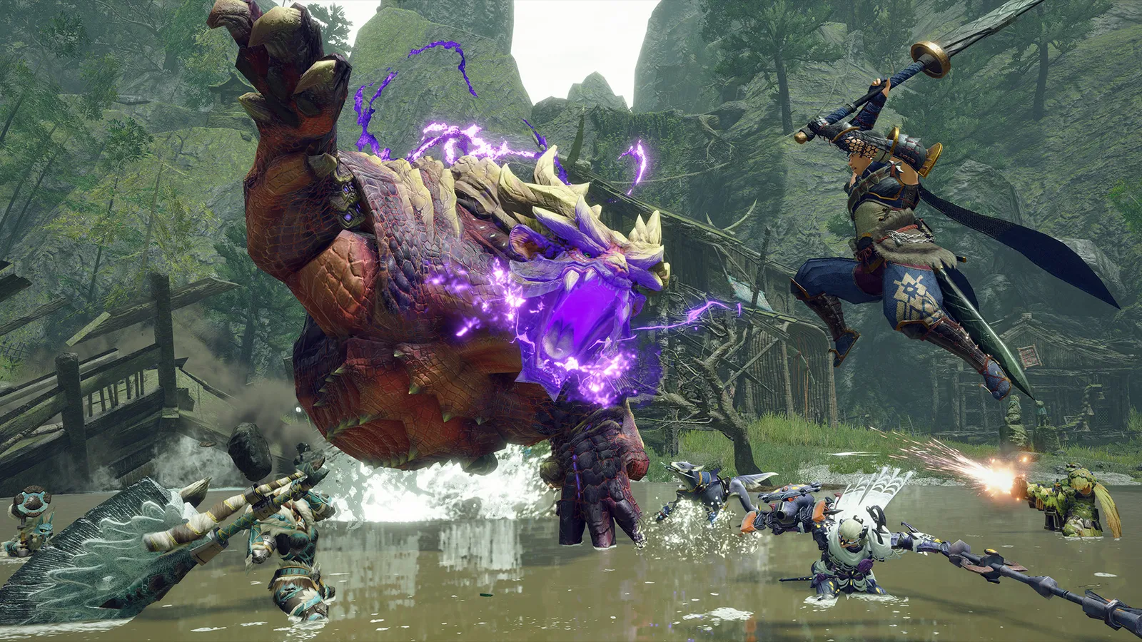 Monster Hunter Rise captura de pantalla 1
