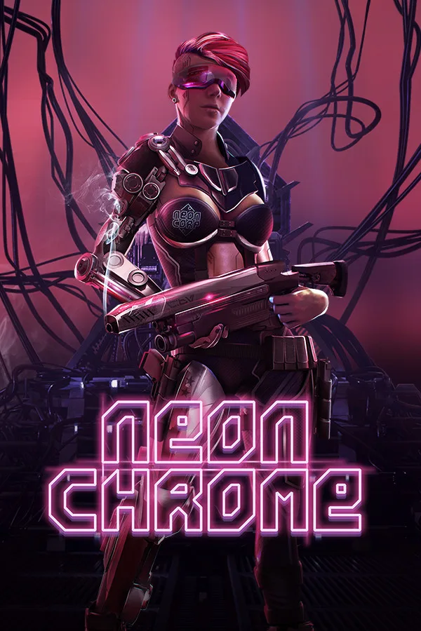 Neon Chrome capsule art