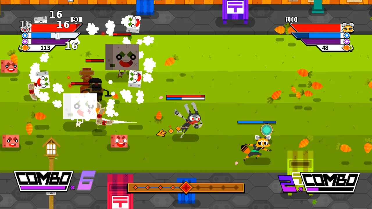 Ninjin: Clash of Carrots captura de pantalla 1