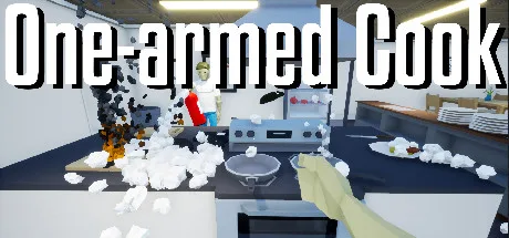One-armed cook header art