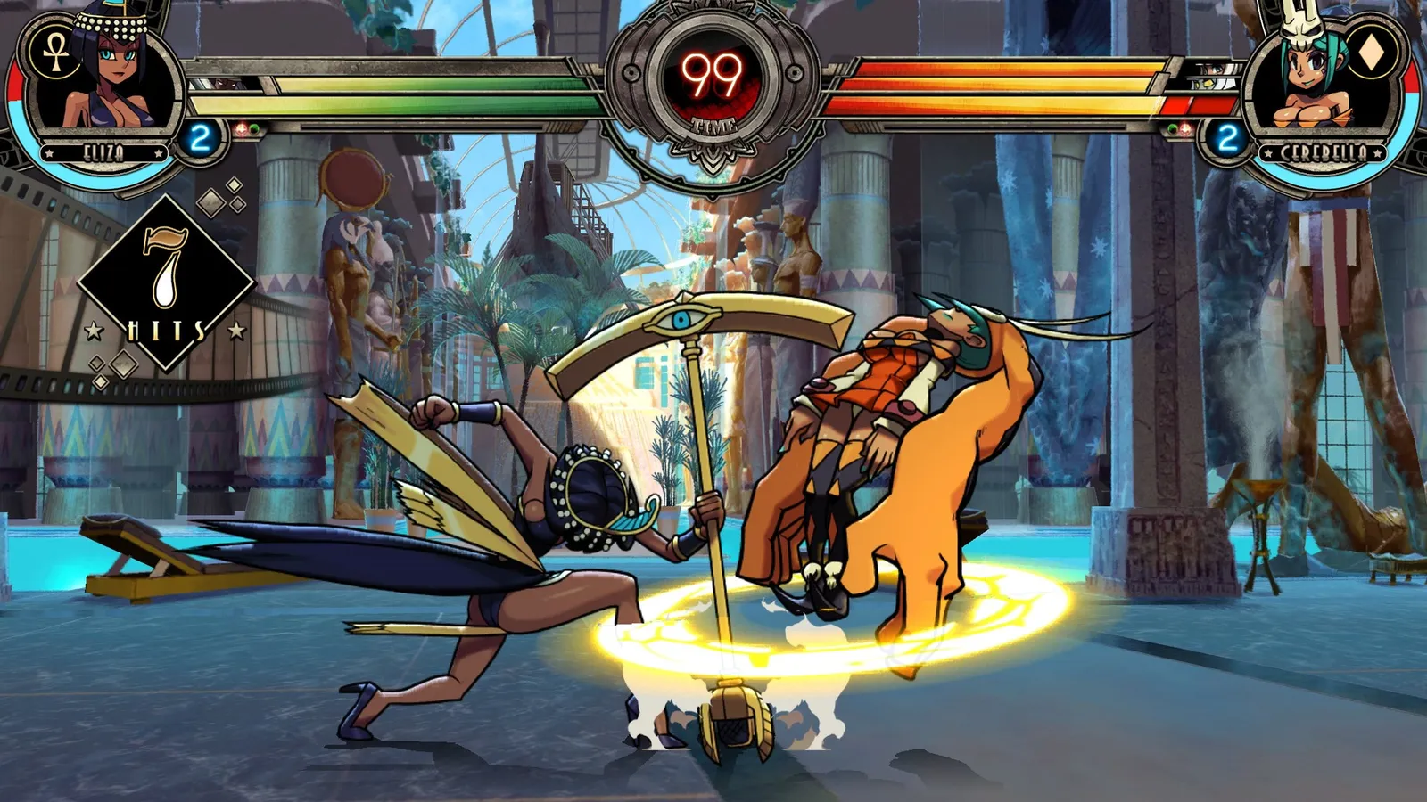 Skullgirls 2nd Encore captura de pantalla 5