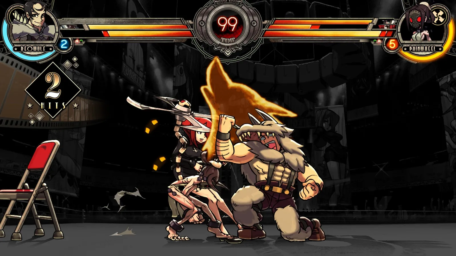 Skullgirls 2nd Encore captura de pantalla 8