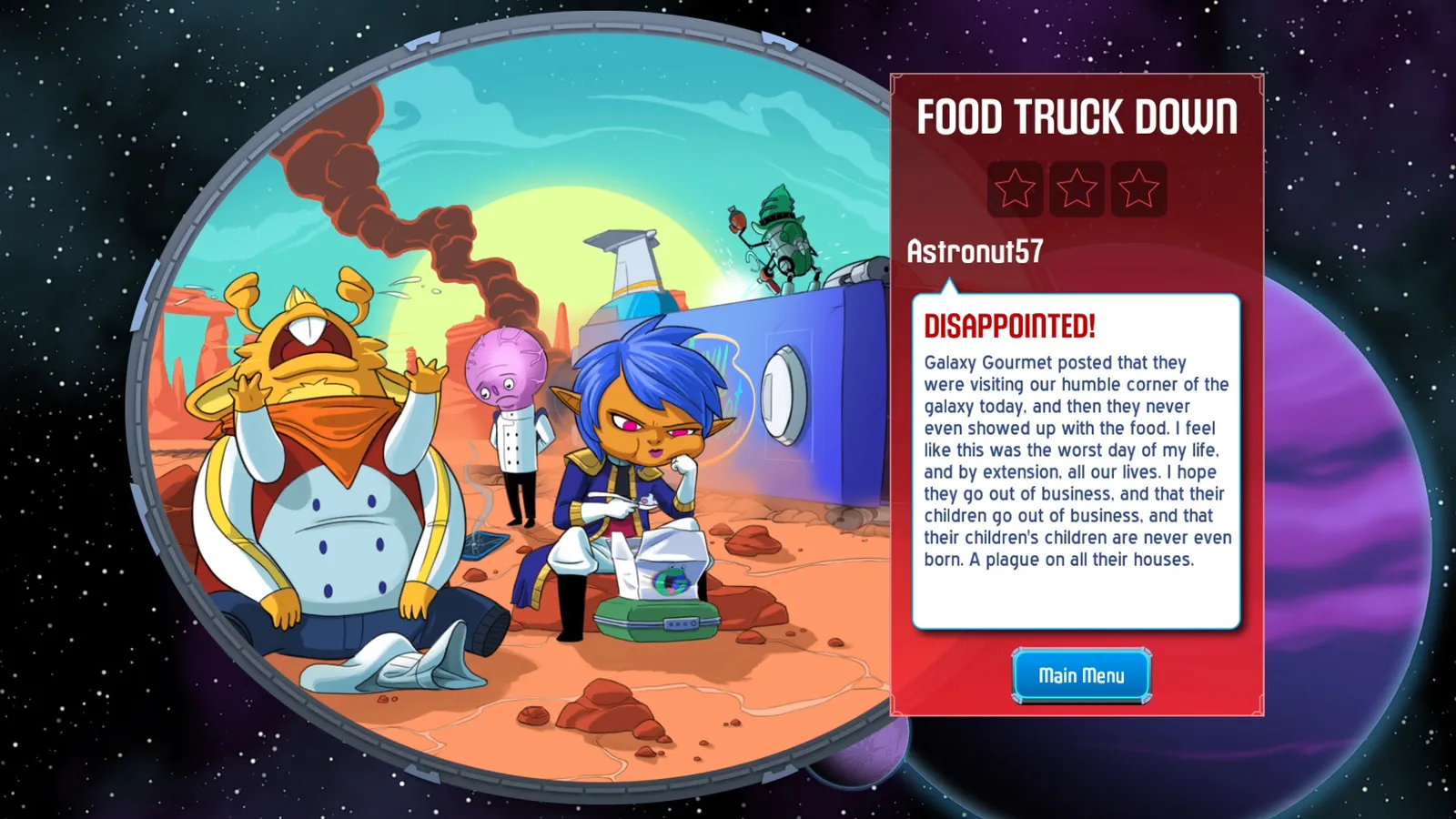 Space Food Truck captura de pantalla 7