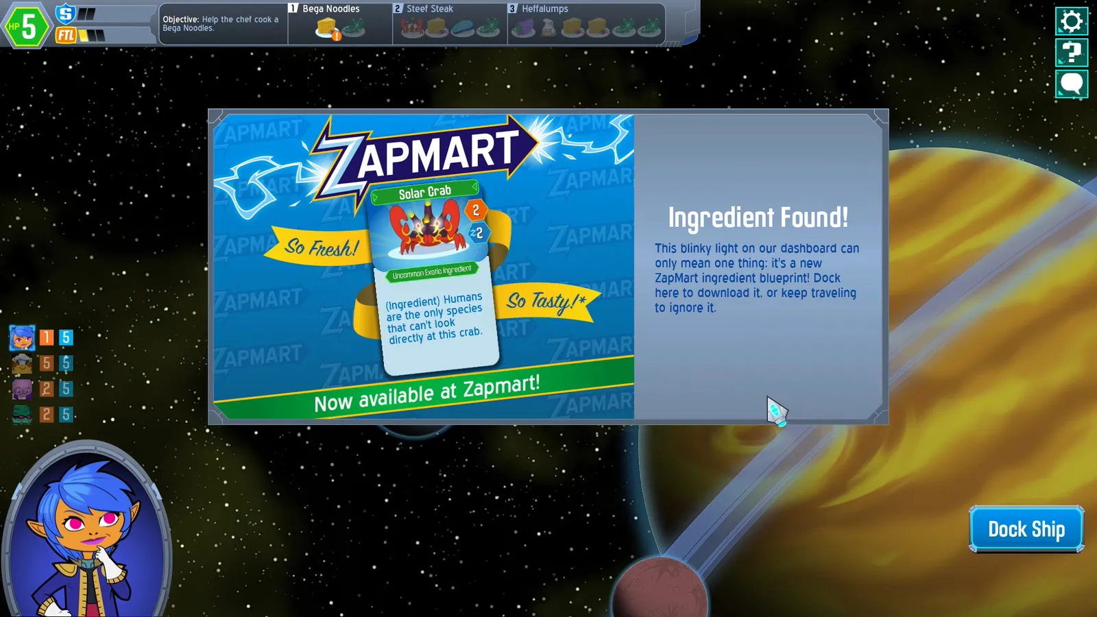 Space Food Truck captura de pantalla 8