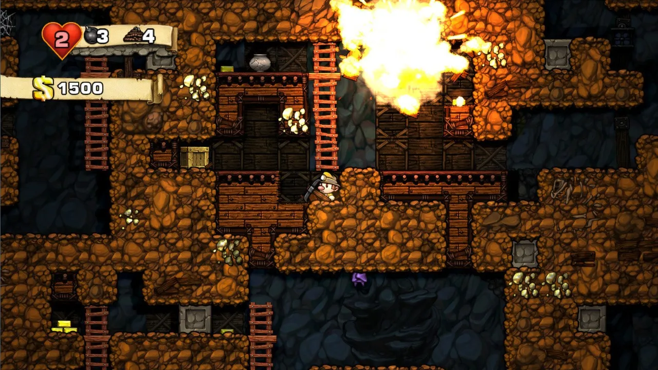 Spelunky captura de pantalla 1
