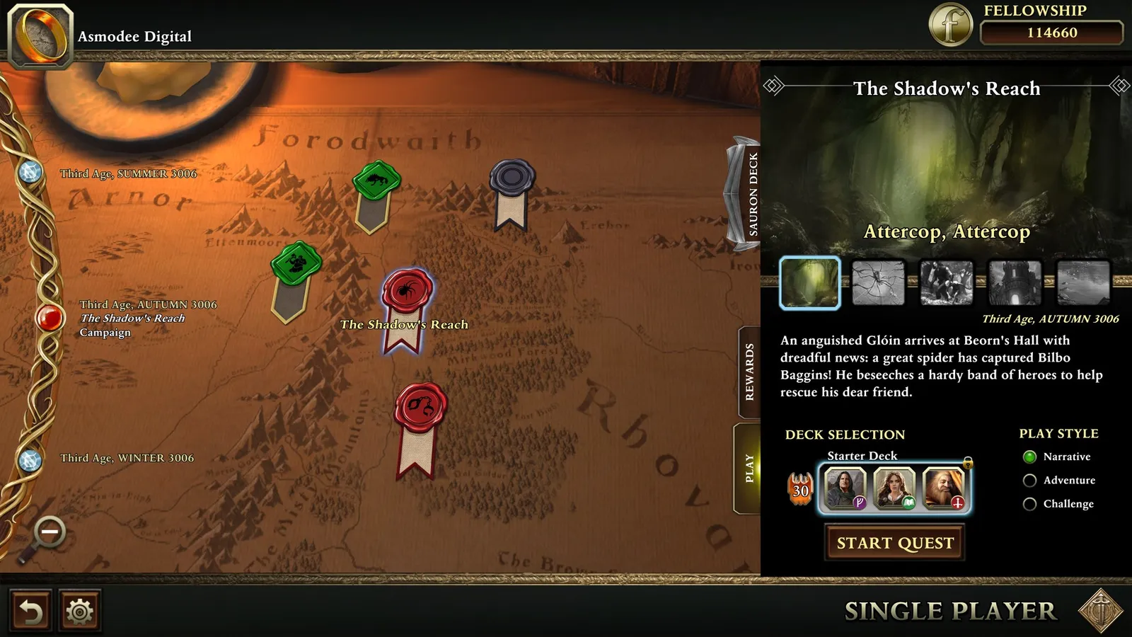 The Lord of the Rings: Adventure Card Game captura de pantalla 4