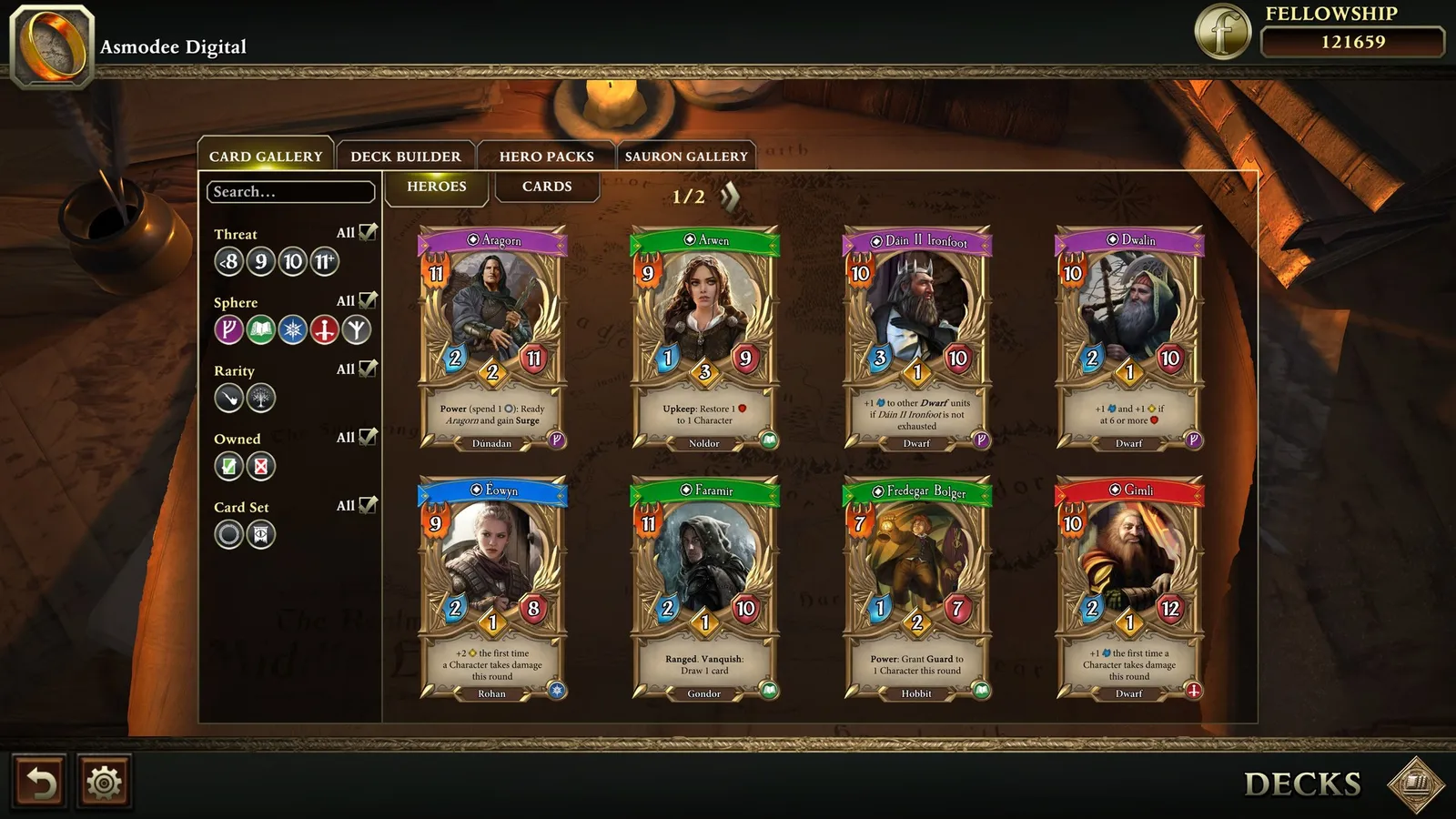The Lord of the Rings: Adventure Card Game captura de pantalla 9