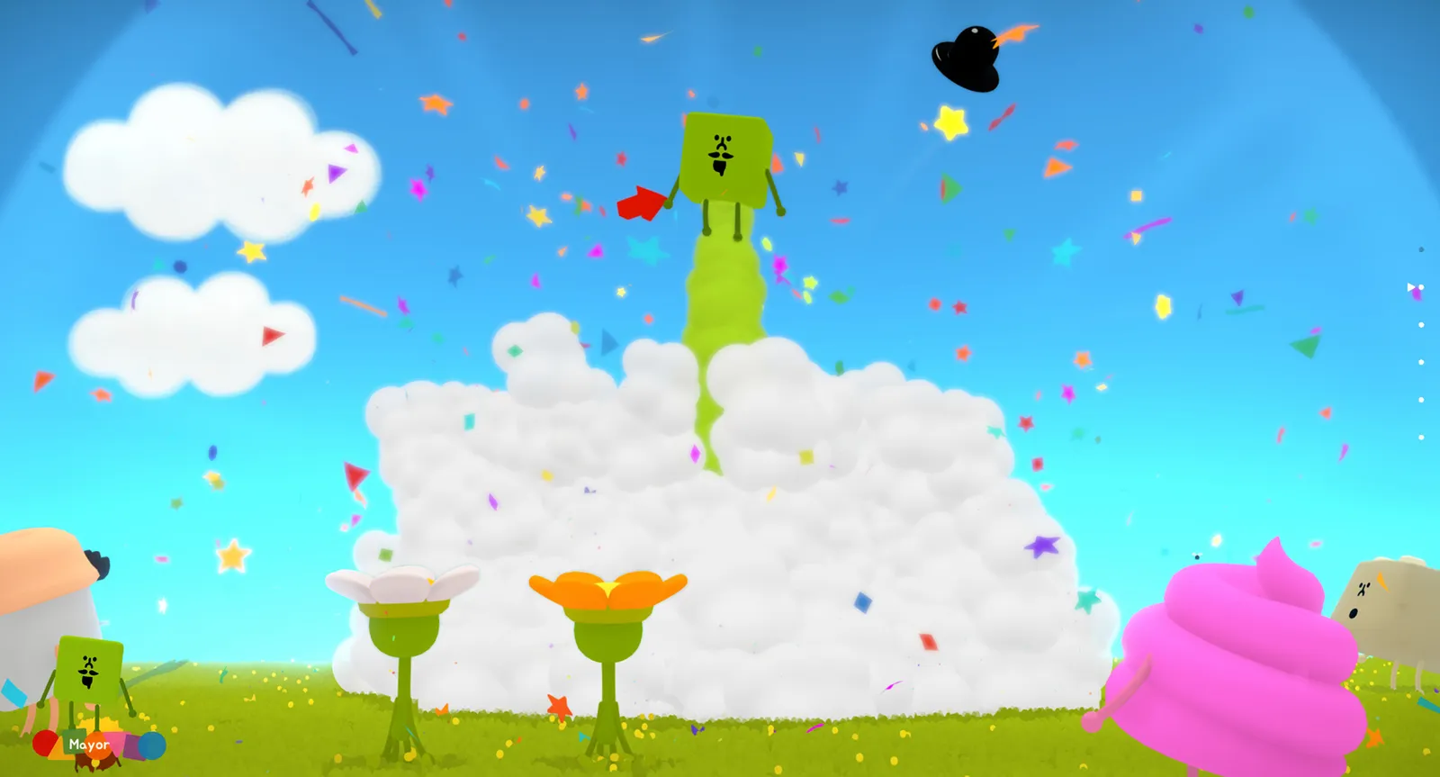 Wattam captura de pantalla 1